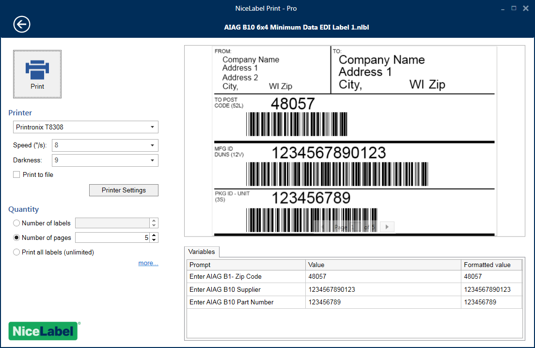 NiceLabel Barcode Label Software - Imprint Enterprises
