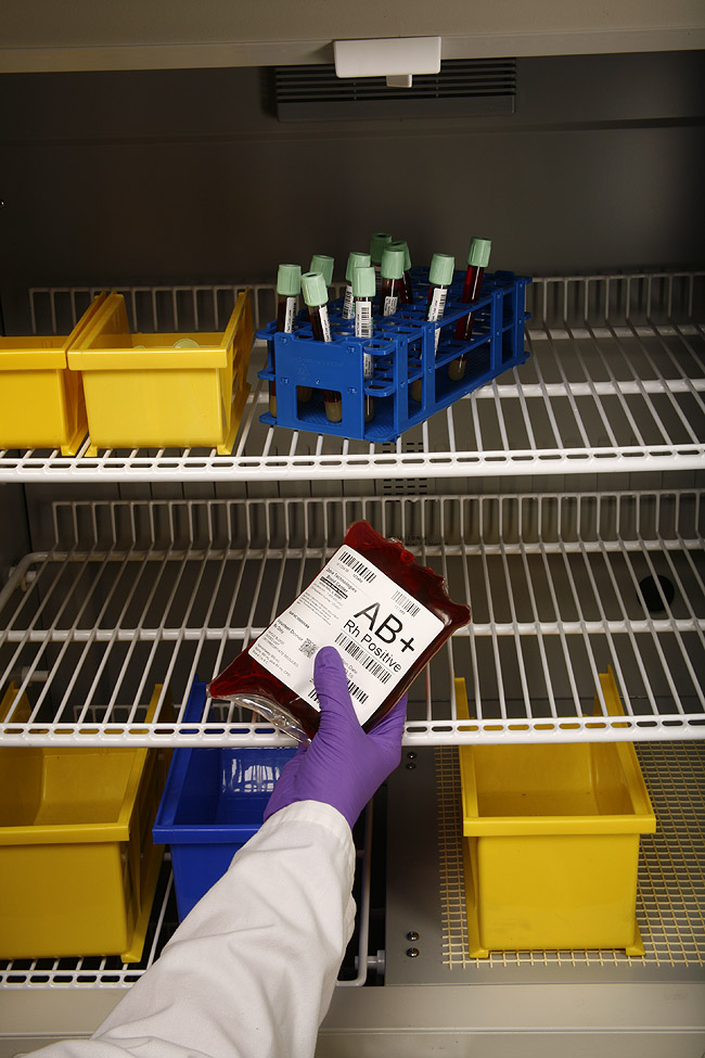 Lab samples and transfusions