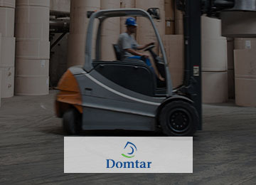 La modernización del sistema heredado en Domtar resulta en un excepcional servicio al cliente, tiempo activo de producción mejorado y una ágil cadena de abastecimiento. 